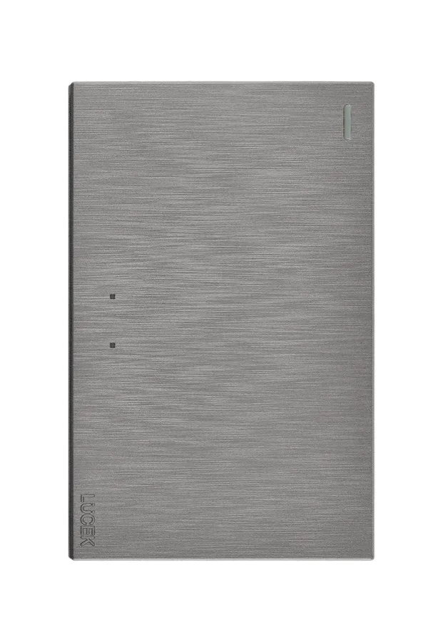 Placa Flat con Un Apagador 3 Vias Plata