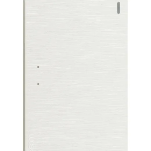 Placa Flat con Un Apagador 3 Vias Blanca
