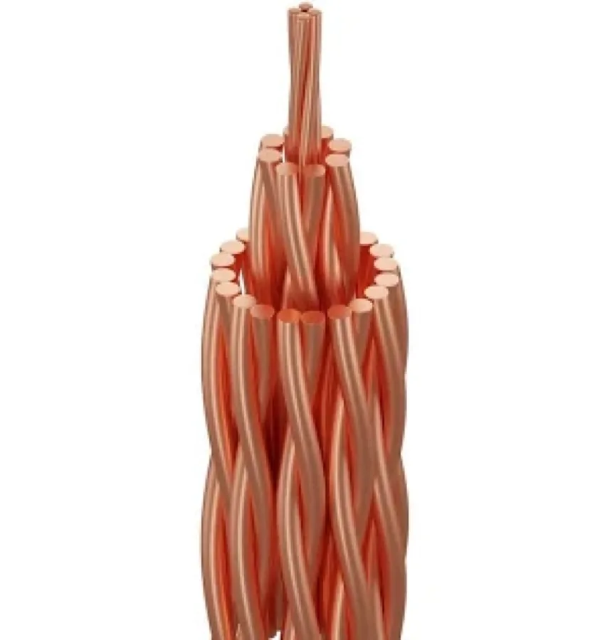 Cable 28 Hilos de Cobre para Pararrayos Trenzado Especial 28x14